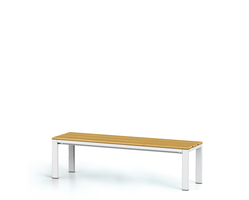 Benches with beech sticks -  basic version 420 x 1500 x 400